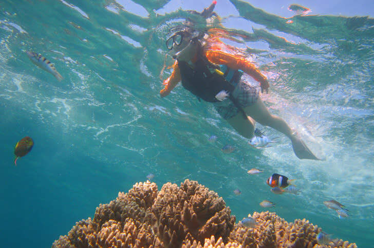 Onna Village Banana Boat & Snorkelling Experience in Okinawa - The banana boat ride is about the view, not the speed