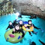 Onna Village Blue Cave Kids Snorkeling (Ages 1 and up OK) (Unlimited Photos & Videos, Free Parking & Shower) - From Pink Mermaid to the water