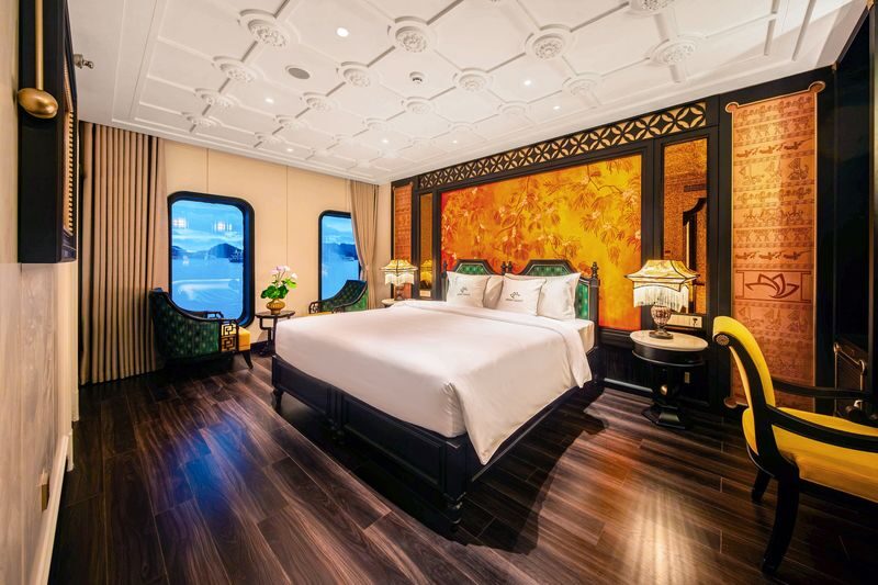 Orient Legacy 2D1N Cruise: Ha Long Bay & Lan Ha Bay Tour - Day one: settle in, then head for Light & Dark Cave