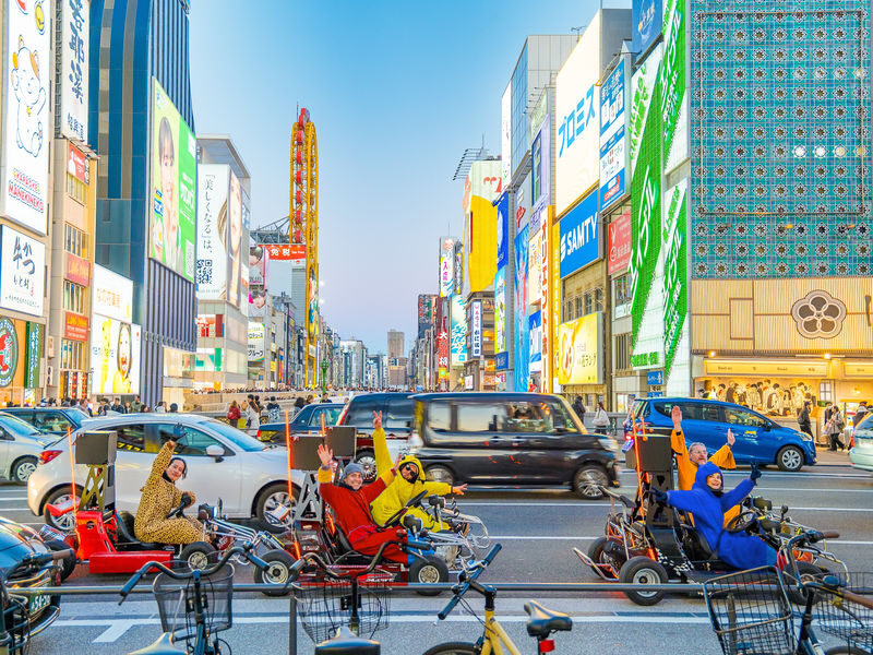 Osaka Go Karting Experience by Akiba Kart - Learning the kart before joining traffic