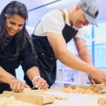 Osaka Namba Chopstick Making Workshop - Choose wood before the shaping begins