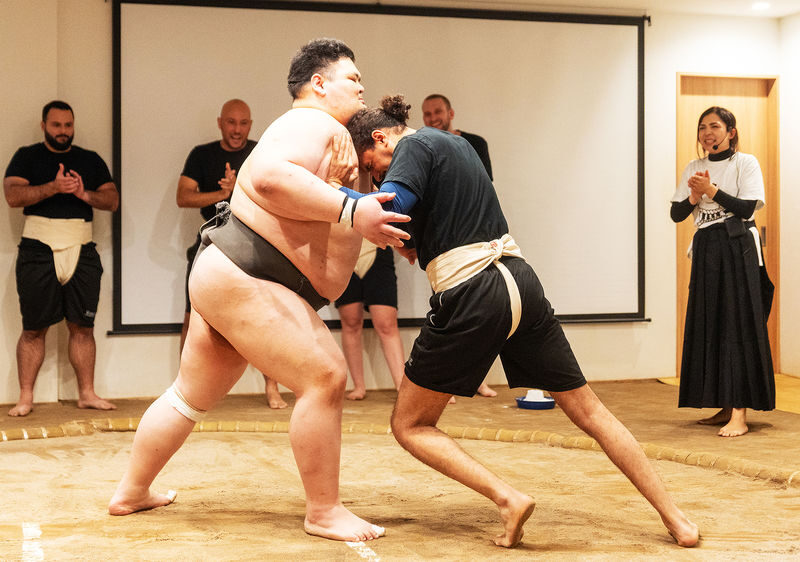 Osaka: Sumo Experience with Live Show & Audience Challenge - Training, techniques, and the one-round bout