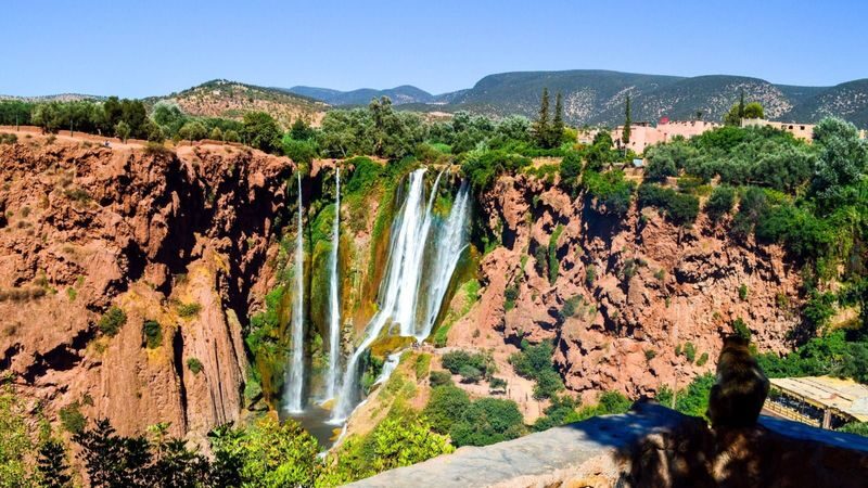 Ouzoud Waterfalls Hiking and Boat Tour - A short boat ride beneath the falls