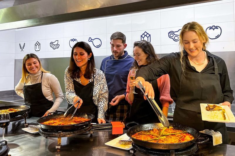 Paella cooking class with optional central market tour in Valencia - Choose between the market and the kitchen