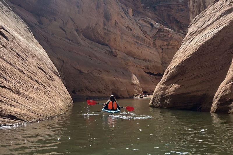 Page Half-Day Kayaking Adventure with Lake Powell - From Antelope Point Launch Ramp to the lake