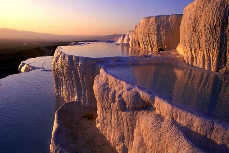 Pamukkale and Hierapolis Tour with Lunch from Antalya/Kemer - Pamukkale’s white terraces and mineral water