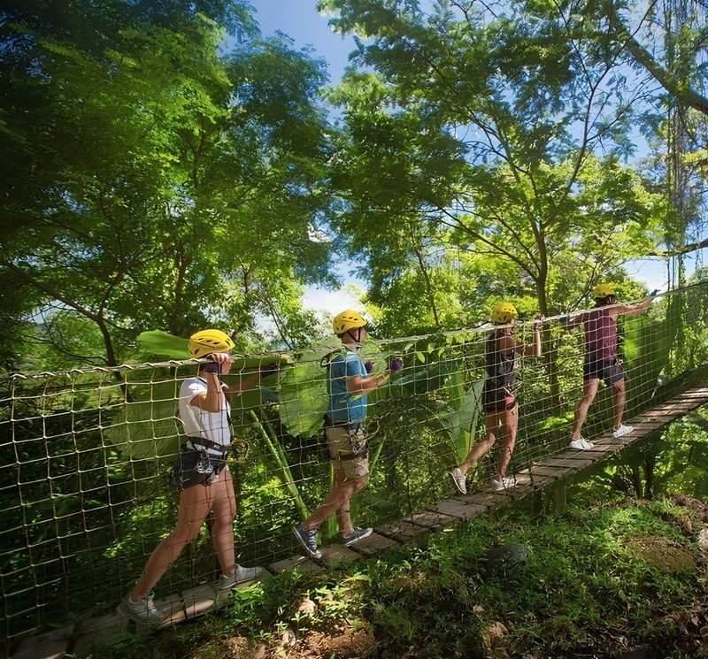 Phuket Zipline Adventure & Free Fall Jump by Jungle Xtrem - What the one-hour course feels like
