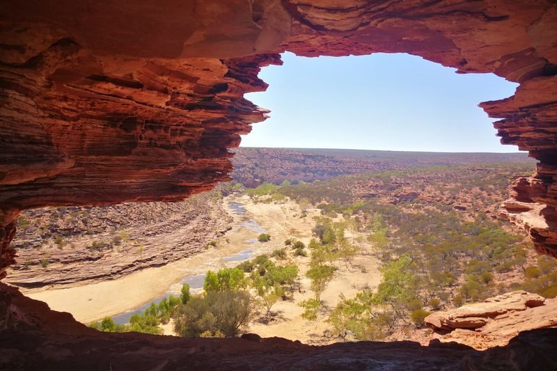 Pink Lake & Kalbarri National Park 3-Day Tour - Hutt Lagoon, pink from the air