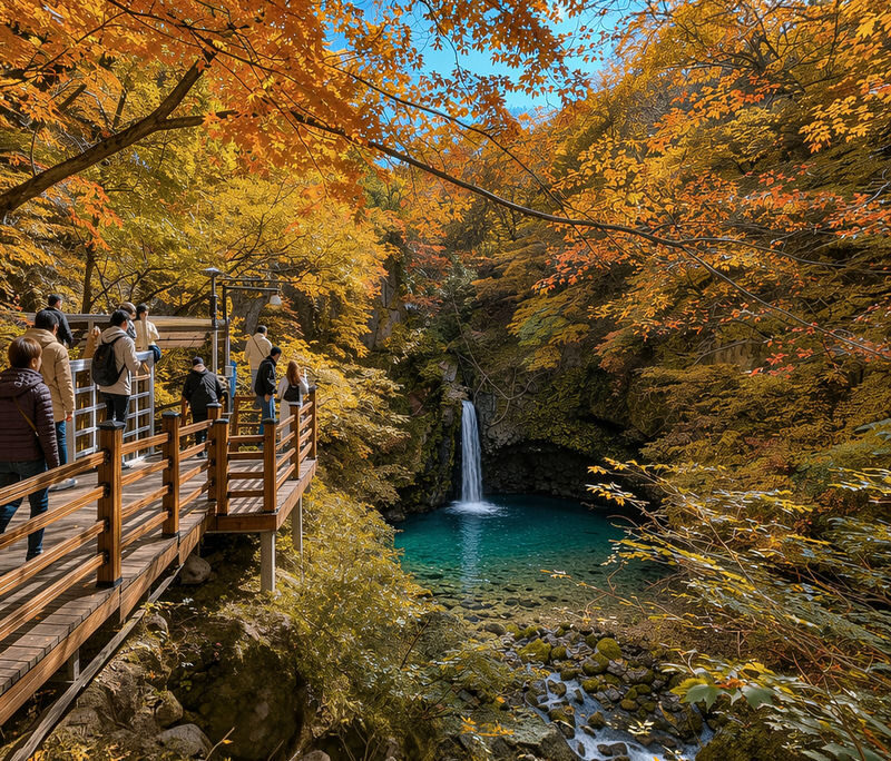 Pocheon & Seasonal Hot Attractions One Day Tour from Seoul - Sanjeong Lake and the easy pleasure of a lakeside stop