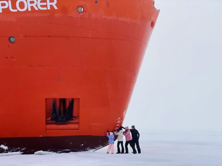 Polar Explorer Icebreaker Cruise with Ice Floating - Bridge, engine room, and the story of the ship
