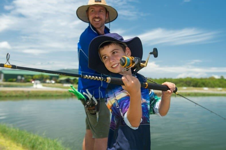 Pond Fishing and Farm Experience in Cairns - From the front gate to the fishing ponds