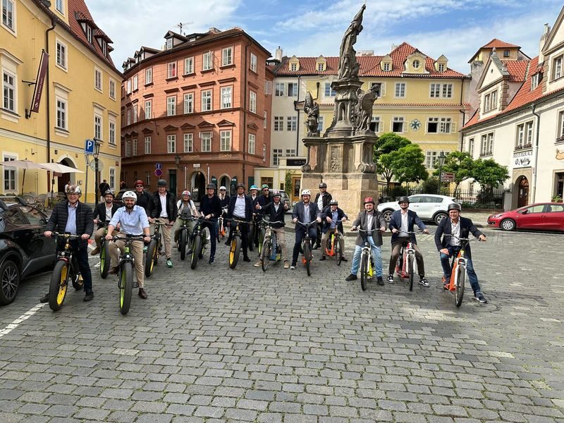 Prague: Amazing Trike Harley Viewpoint Tour with a live guide - The John Lennon Wall: a lively opening stop