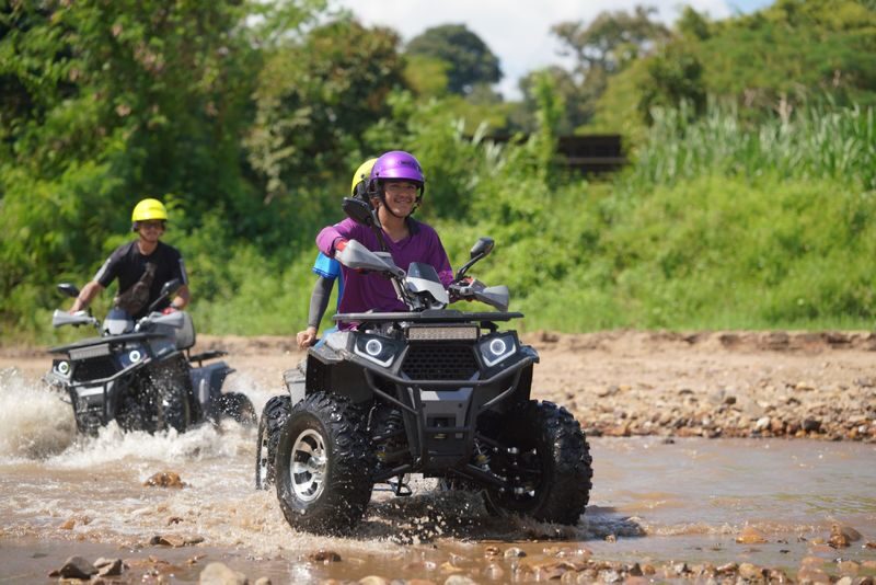Private Elephant Care, ATV, Waterfall & Rafting Day Trip - Mae Sapok Waterfall offers a quieter stretch