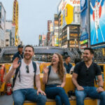 Romantic Osaka Photoshoot | Private Outdoor Photography Service for Couples & Families - Choosing between castle grounds and city lights