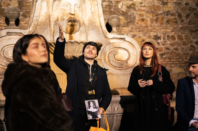 Rome Night Walking Tour with Interactive Ghost Hunter Kit - Ponte Sisto and the warning at the fountain