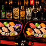 Samurai Restaurant Ticket with Sushi, 1 Drink & Matcha Sweet Set 18+ - What happens during the visit