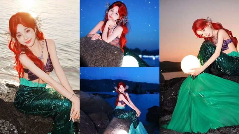 Sanya Travel Photography Experience (Houhai Follow Shoot + Mermaid Portrait + Wuzhizhou Island Follow Shoot + Outfit + Makeup Experience) - Mermaid portraits add a more unusual option