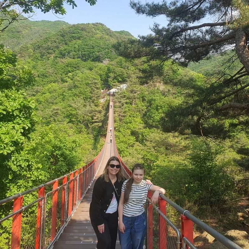 Seoul DMZ 3rd Tunnel & Gamaksan Suspension Bridge Private Exploration - Walking down into the 3rd Tunnel