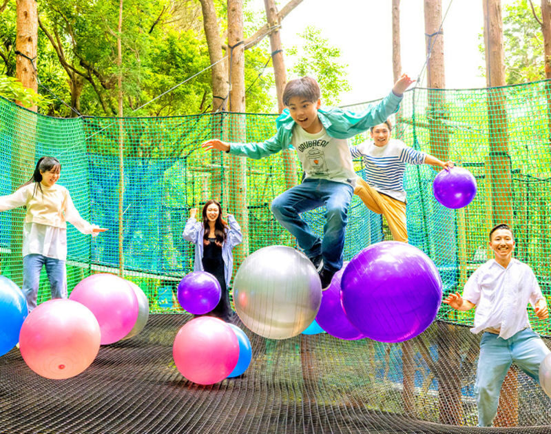 Shima Green Adventure Field Pass - The two-tower course is the park’s big challenge