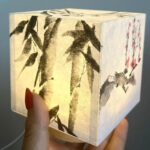 Sumi-e (Ink Painting) Experience in green tea shop, Tsukiji, Tokyo - Learning to paint with a few careful strokes