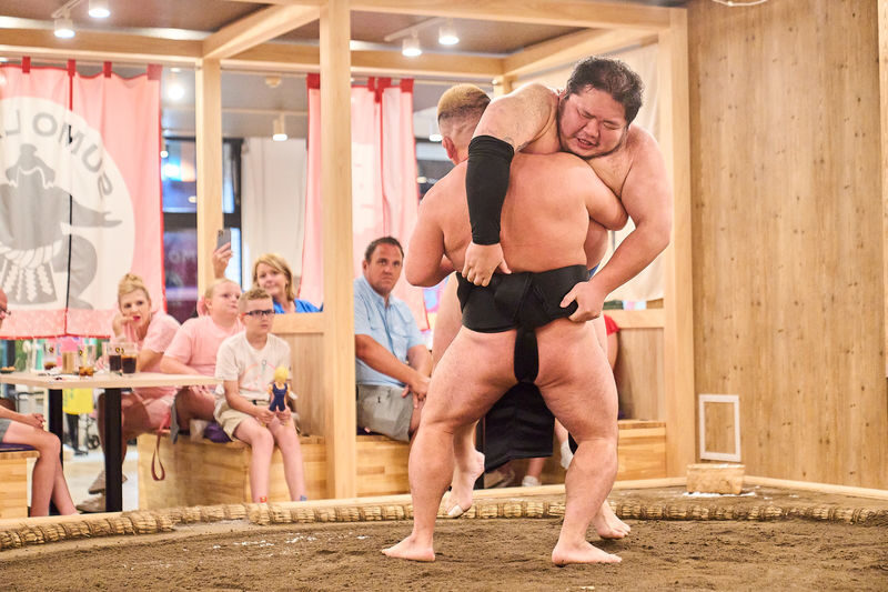 Sumo Show Experience with Hot Pot & Mochi-Pounding in Tokyo - The ring is the main event