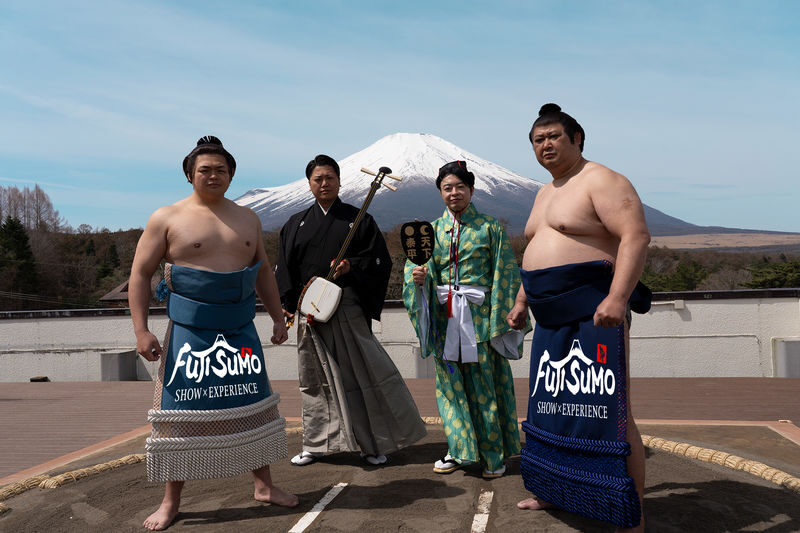 Sumo Wrestling Experience with Mt. Fuji View | Live Show at Yamanaka - The Ring, the Challenge, and the Photo Session