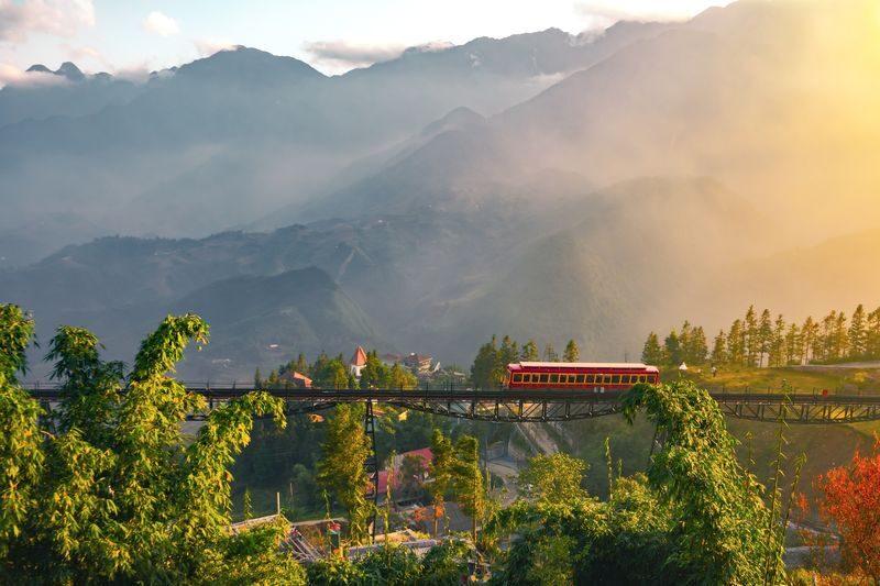 Sun World Fansipan Legend Ticket - The Muong Hoa monorail sets the scene