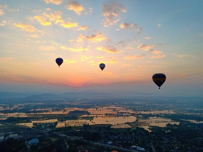 Sunrise Hot Air Balloon Flight with Champagne and Spa Package by Fah Lanna in Chiang Mai - The pre-dawn pickup and launch