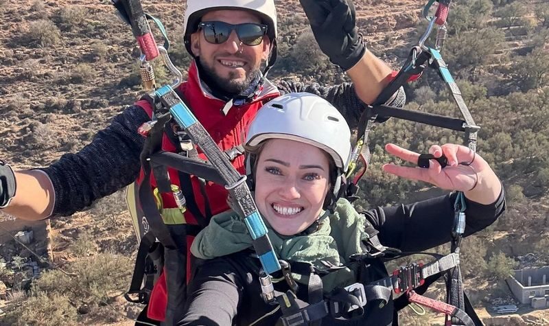Sunrise Paragliding Over Agafay Desert and Atlas Mountains from Marrakech - An argan cooperative before breakfast