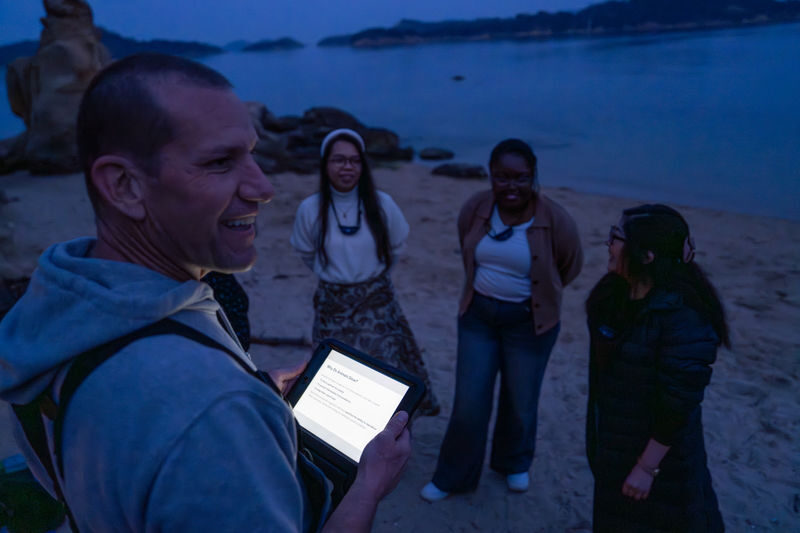 Surreal Marine Bioluminescent Night Experience in Okayama - Meeting at Hinode Park after sunset