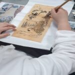 Suwon Drawing Korean Folk painting(Minhwa) Class - What happens at Ilwol workshop