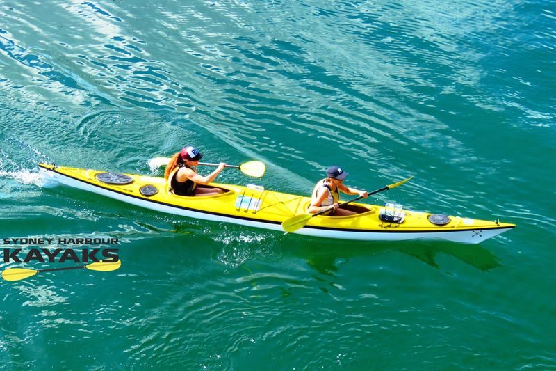 Sydney Middle Harbour Double Kayak Hire by Sydney Harbour Kayaks - Setting out on protected Middle Harbour