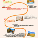 Tateyama Kurobe Autumn Foliage Two-Day Tour | Tateyama Kurobe Alpine Route & Hidden Gem Kamikochi Nature Exploration | Departing from Nagoya - Day two: Cross the Alpine Route by six kinds of transport