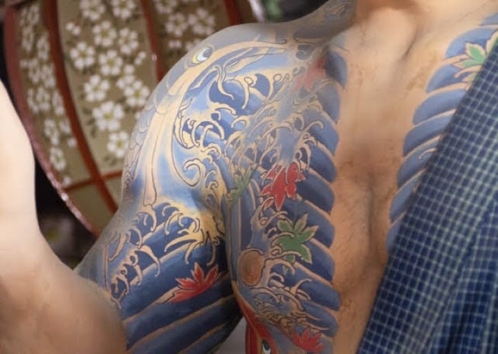 Tattoo-friendly Open-air Onsen (Hot Spring) in Tokyo - Inside the baths: several pools, one local setting
