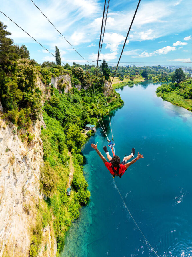Taupo Bungy Jump or Swing Experience by AJ Hackett - The Waikato River is part of the appeal