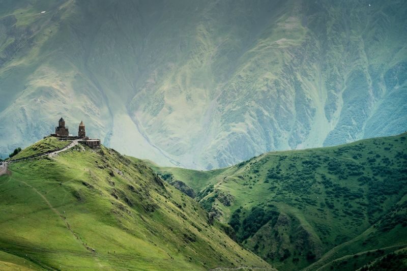 Tbilisi Kazbegi View Tour with Gergeti Trinity - Ananuri brings history into the mountain route