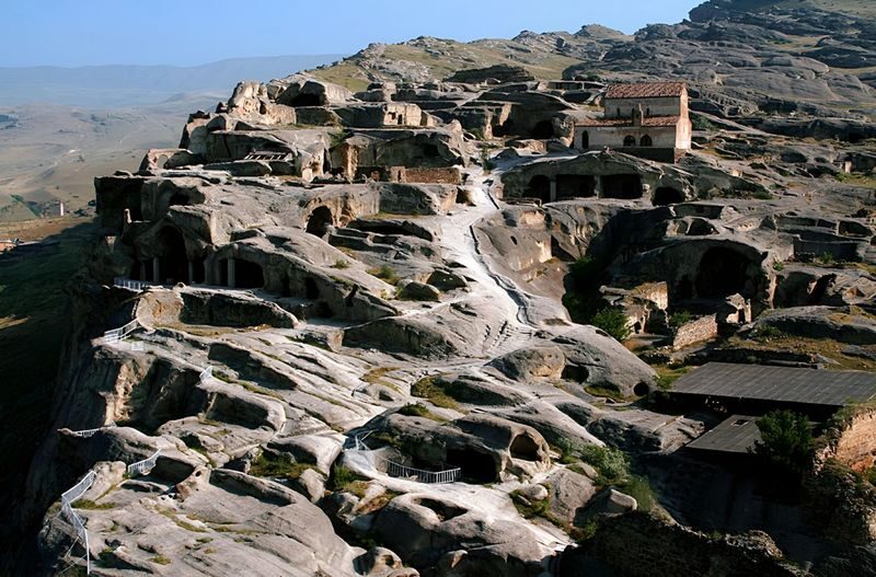 Tbilisi Mtskheta & Uplistsikhe Full-Day UNESCO Site Tour - Jvari Monastery and the view over two rivers
