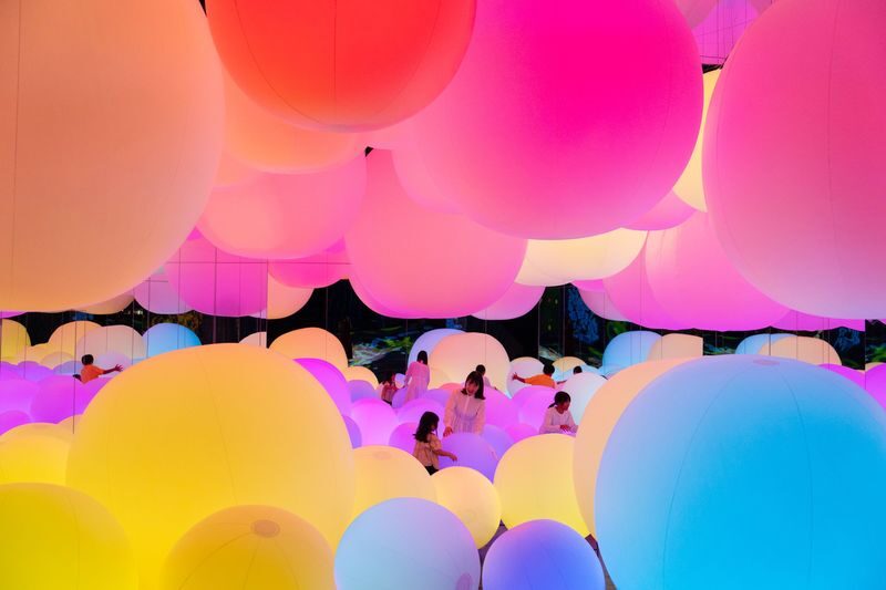 teamLab Future Park Okinawa - Sketch Aquarium makes your drawing part of the show
