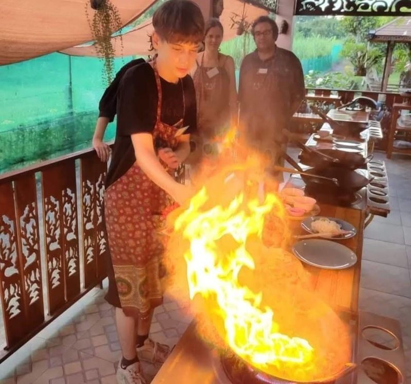 Thai Cooking Class by Siam Garden Cooking School in Chiang Mai - Herbs, vegetables and a garden pause
