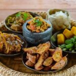 Thai Cooking Classes by Grandmas Home Cooking School - A garden with herbs, vegetables and chickens