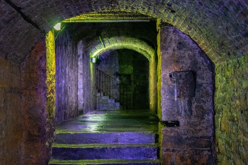 The Edinburgh Vaults & Graveyard Tour - The stone circle adds witchcraft lore
