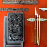Tokyo: Customizable Calligraphy in Ginza | 7/9 New Open - Practicing kanji with English-speaking staff