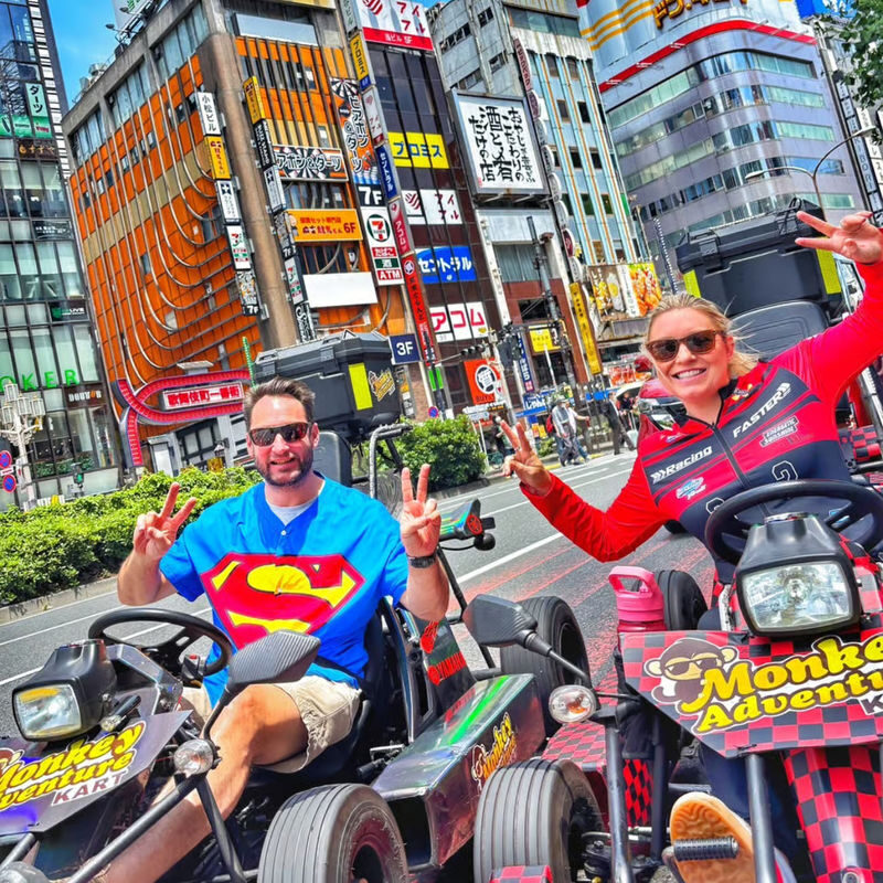 Tokyo Go-Kart Adventure: Shinjuku, Shibuya Crossing & Harajuku - From the Shibuya shop to the city streets