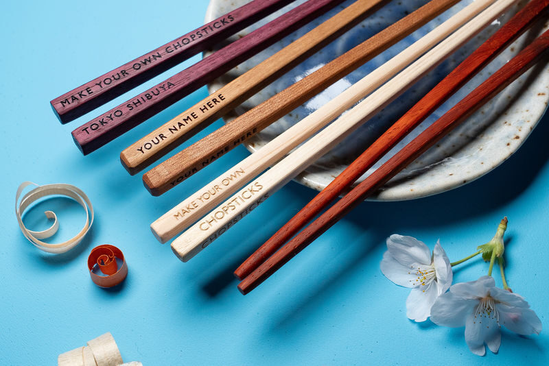 Tokyo: Make Your Own Chopsticks Shibuya - Shaping, sanding, and refining the tips