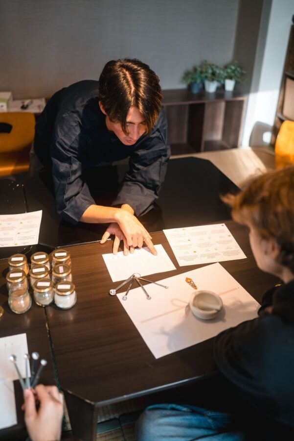 Tokyo: Matcha and Incense Making Experience in Shibuya - Smelling, measuring, and blending the ingredients