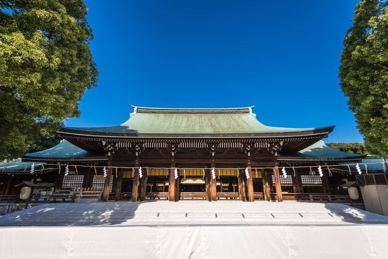 Tokyo: Meiji Shrine Walking Tour - Shintoism & Imperial System - The 12-meter torii and the sacred center path