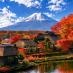 Tokyo: Mt. Fuji, Arakurayama Sengen Park, Oishi Park, Oshino Hakkai - Oshino Hakkai: clear ponds and village lanes