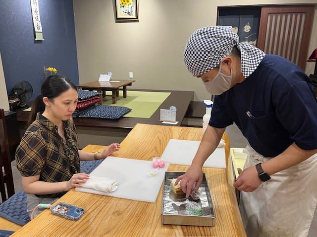 TOMODACHIYA-Wagashi confectionery making experience in Kumamoto - What the 90-minute class feels like