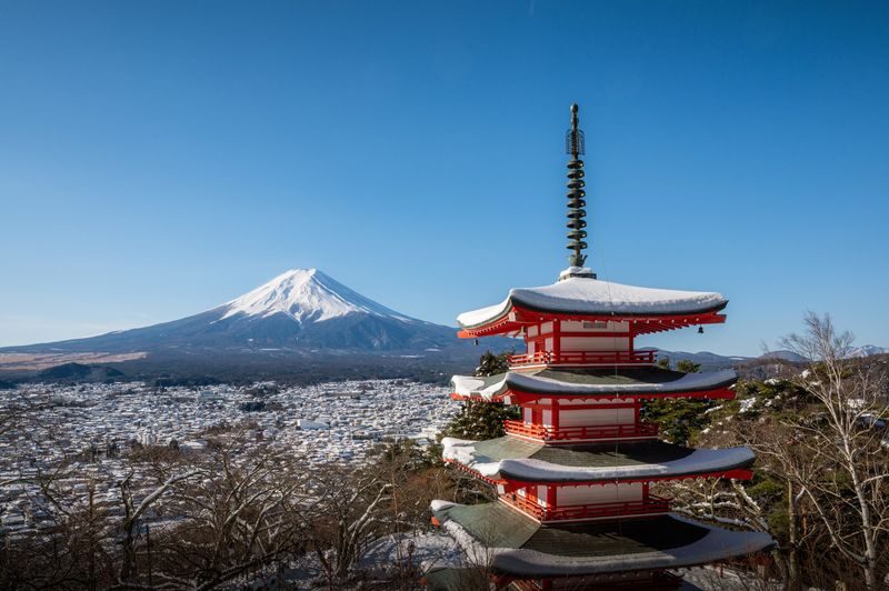 Tour for One Person: Classic Mt. Fuji Day Trip: Mt. Fuji 5th Station, Arakurayama Sengen Park, Gotemba Outlets or Hot Spring Day Trip (Departure from Tokyo) - The 5th Station: Fuji up close, in season