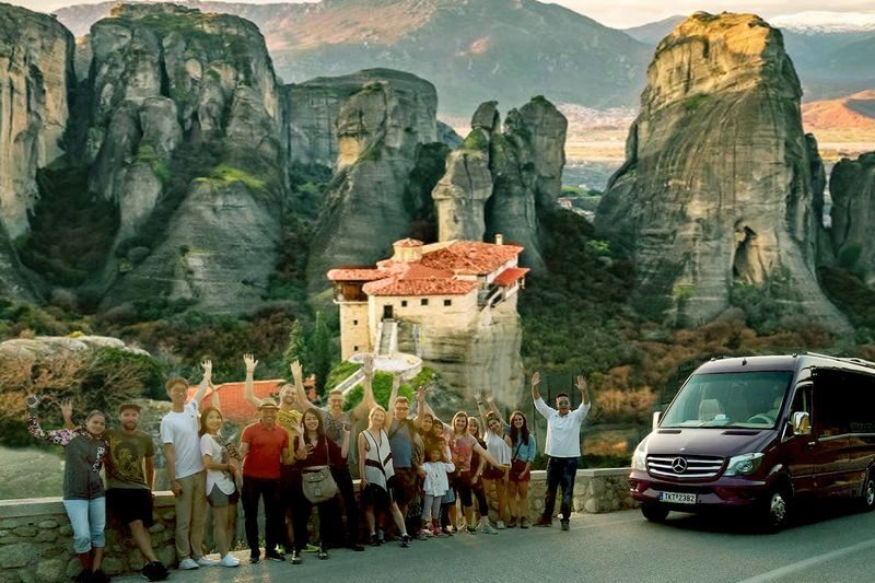 Trikala Meteora 4-Hour Monasteries Tour with Audio Guide - Photo stops that show the scale of the rocks